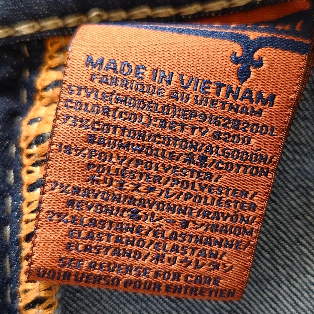 Rock Revival "Betty Boot" Low Rise Bootcut Blue Jean Western | Women's Size 28 - Picture 13 of 16
